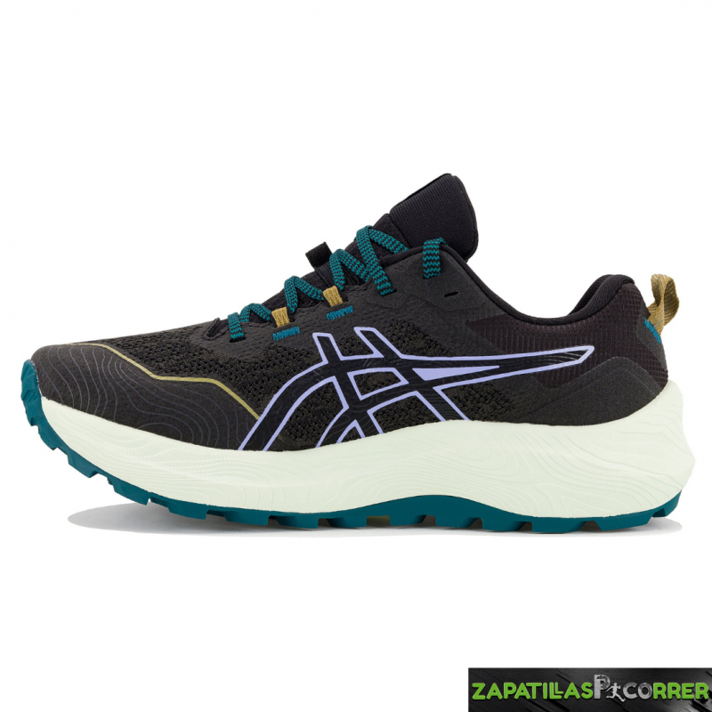 Zapatillas Asics Gel-Trabuco 11 Negra Verde Mujer