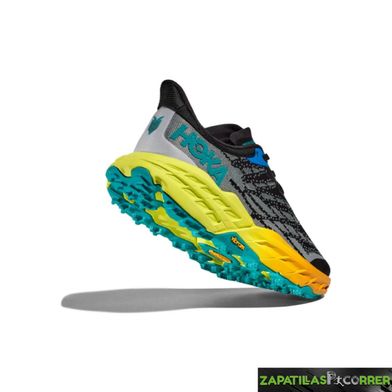 Zapatillas HOKA Speedgoat 5 Naranja Intenso Azul Verde