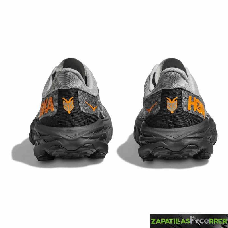 Zapatillas HOKA Speedgoat 5 Gris Claro Negro Naranja