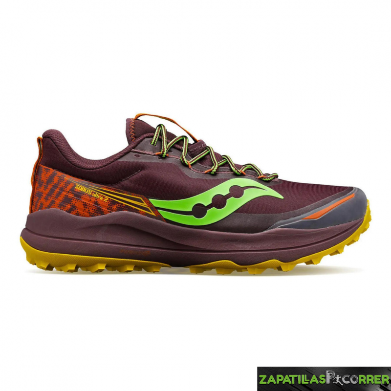 Zapatillas Saucony Xodus Ultra 2 granate verde