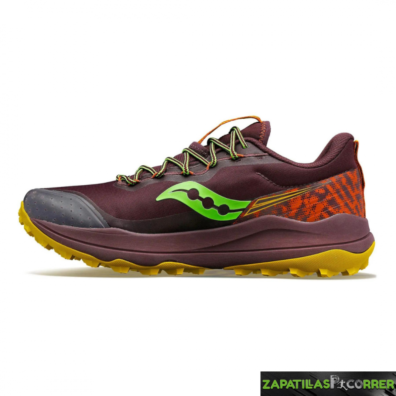 Zapatillas Saucony Xodus Ultra 2 granate verde