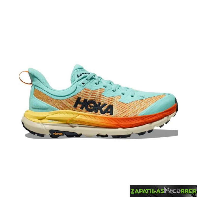 Zapatillas HOKA Mafate Speed 4 Azul Naranja