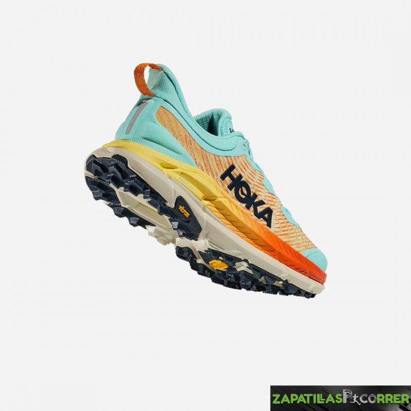 Zapatillas HOKA Mafate Speed 4 Azul Naranja