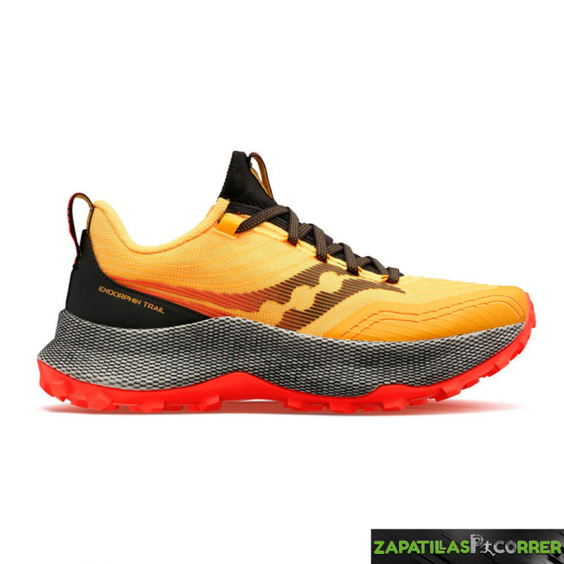 Zapatillas Saucony Endorphin Trail Amarillo Naranja