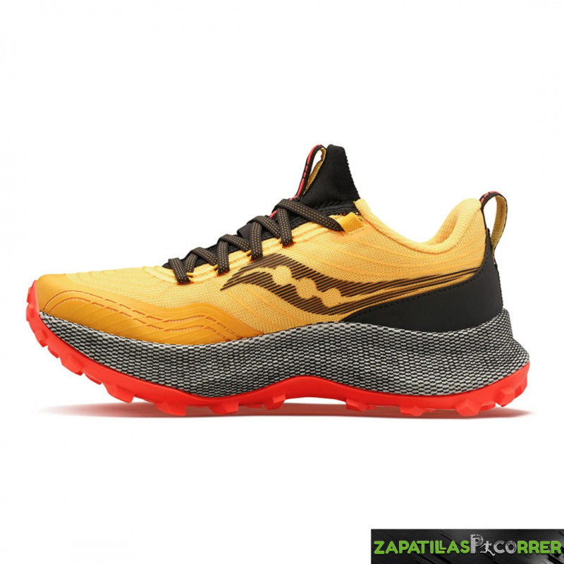 Zapatillas Saucony Endorphin Trail Amarillo Naranja