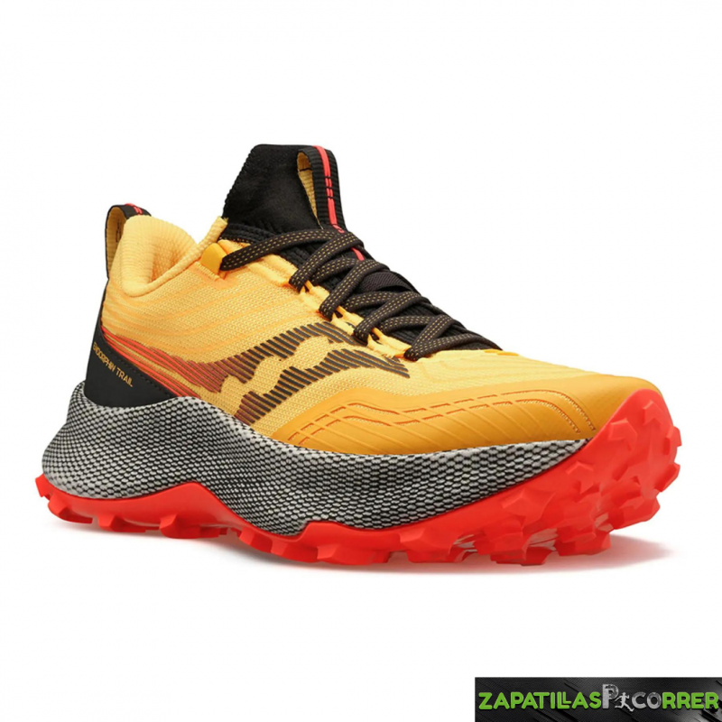 Zapatillas Saucony Endorphin Trail Amarillo Naranja