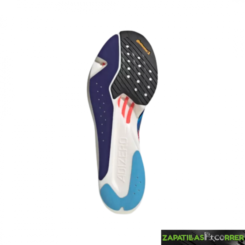 Zapatillas Adidas Adizero Takumi Sen 8 - Azul Rojo